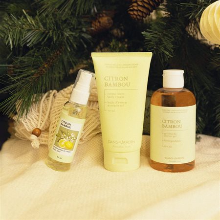 Lemon bamboo gift set for women