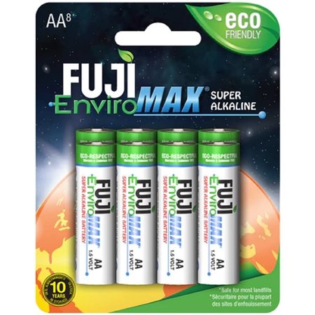 FUJI ENVIROMAX AA @8 BATTERY PACKAGE