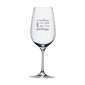 Wine glass "Le meilleur vin est celui que l'on partage"