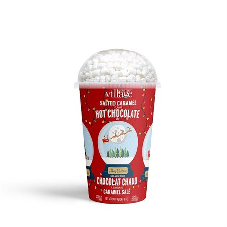 Hot chocolate snow globe cup