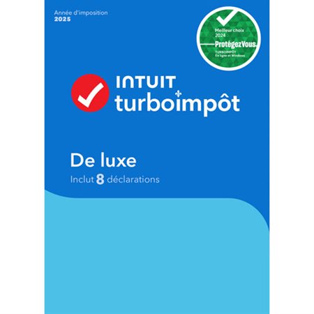 LOGICIEL INTUIT TURBO IMPOT DE LUXE 2025