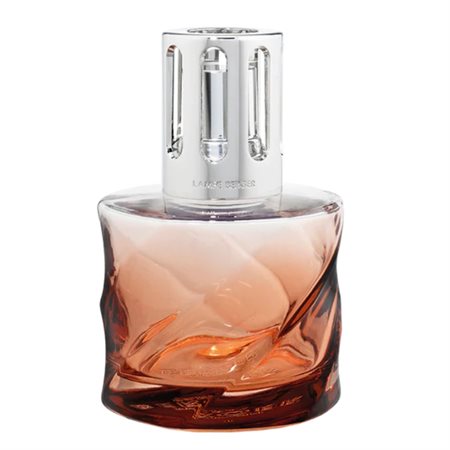 Berger lamp "Spiral" amber pink gift set