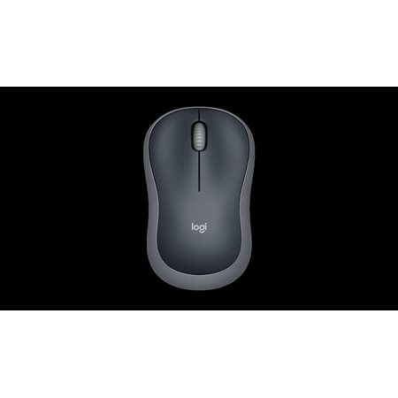 LOGITECH WIRELESS MOUSE M185 COMFORT BLACK