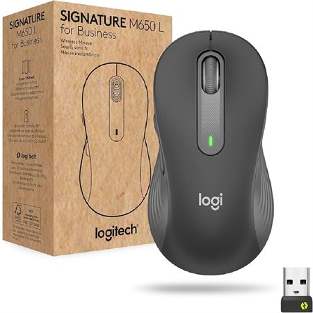 SOURIS SANS FILS LOGITECH M650 NOIR SIGNATURE BUS