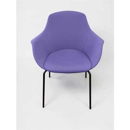 CHAISE VISITEUR "ELY" - MAUVE