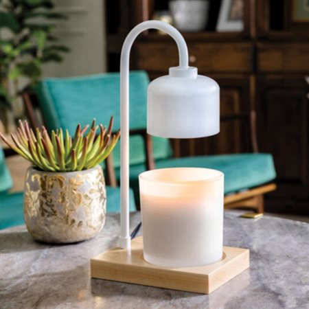 LAmpe chauffe-chandelle Arched - bois & blanc