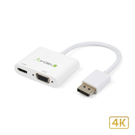 VIDEO DISPLAYPORT TO HDMI  /  VGA ADAPTER