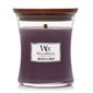 Chandelle WoodWick parfumée moyenne "Amethyst & Amber"