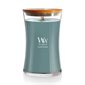 Chandelle WoodWick parfumée large "Evergreen cashmere"